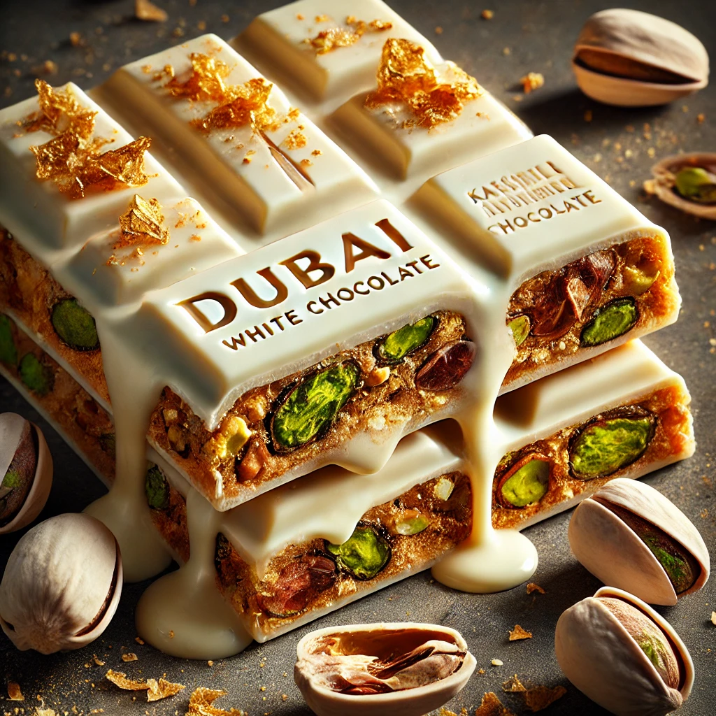 White Dubai Chocolate Bar